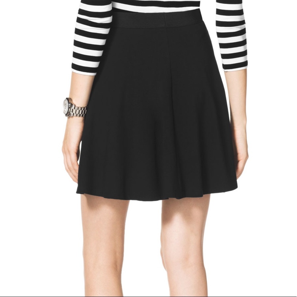 Michael Kors Black A-Line Skirt